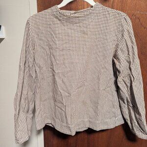 long sleeve Muji blouse